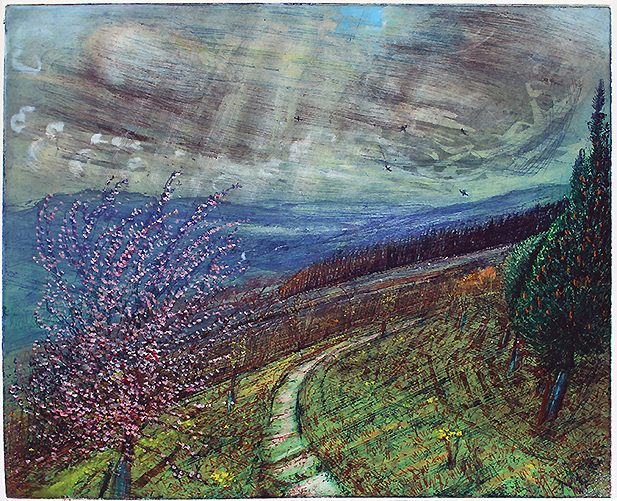 ‘MAY PLUM BLOSSOM: DRAMATIC WEATHER‘